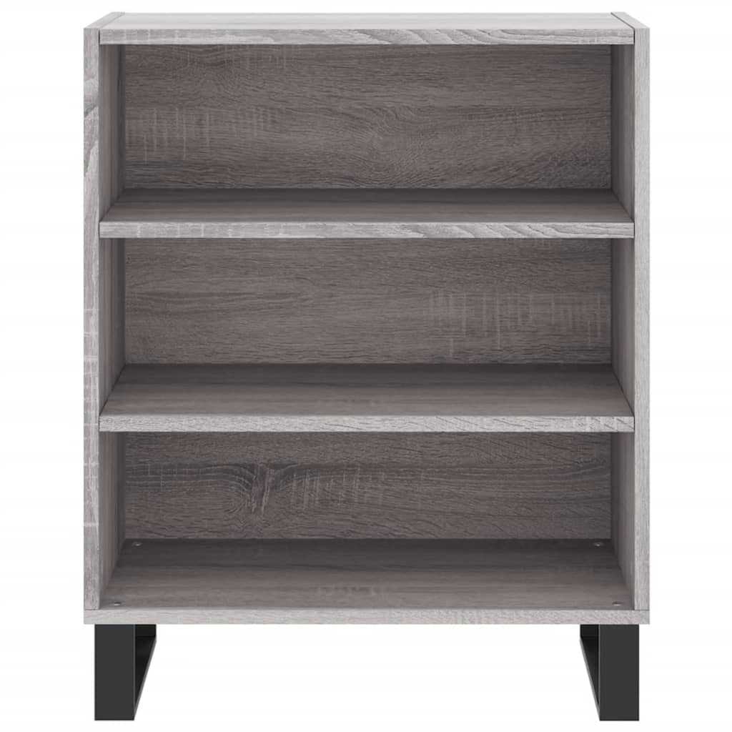 Sonoma graues Sideboard 57x35x70 cm, Holzwerkstoff