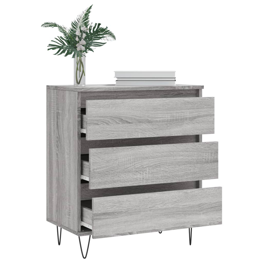 Buffet Sonoma gris 60x35x70 cm Bois d'ingénierie