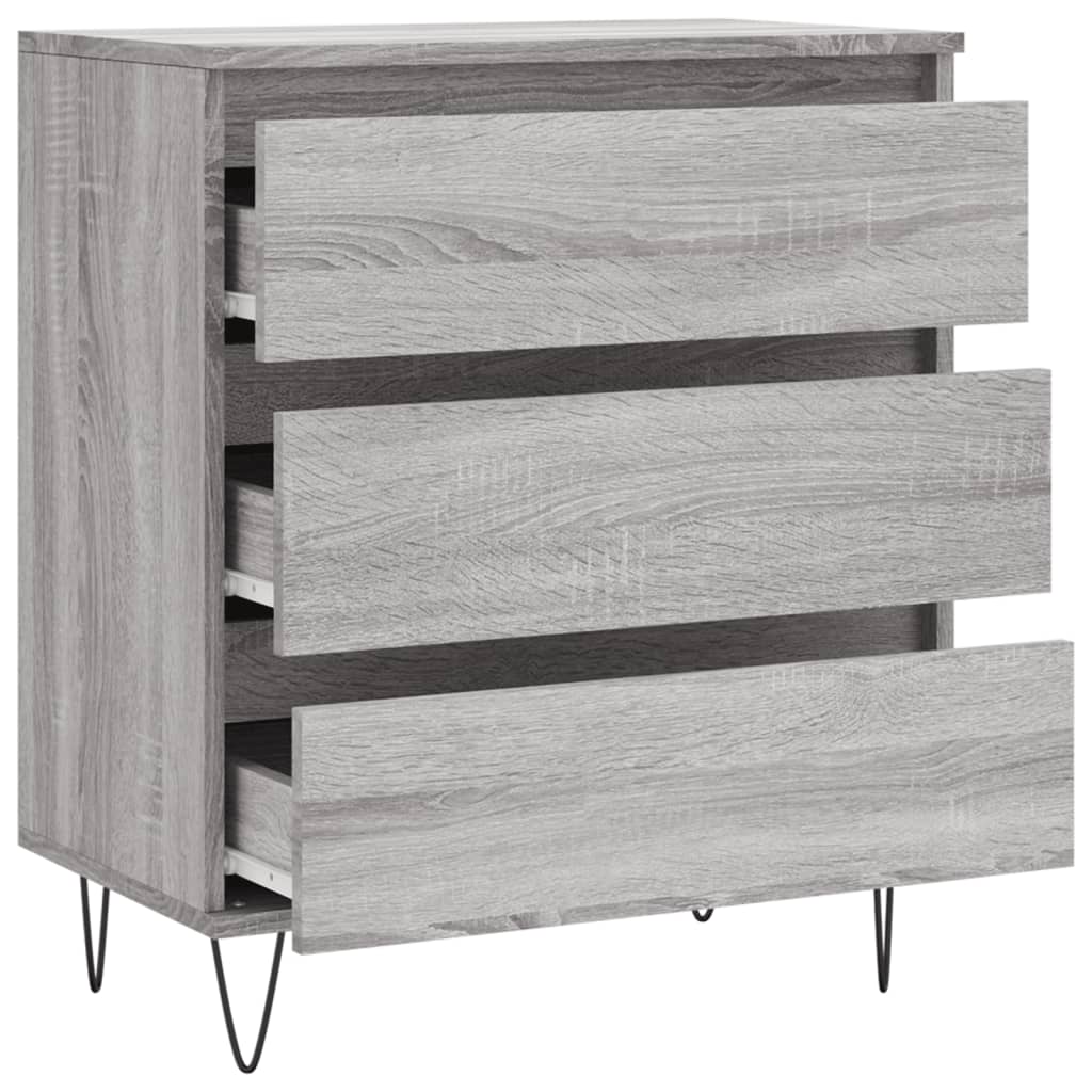 Buffet Sonoma gris 60x35x70 cm Bois d'ingénierie