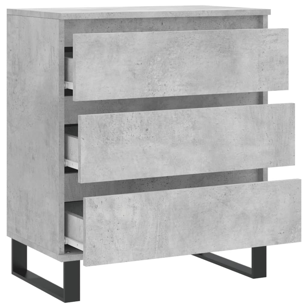 Concrete Grey Sideboard 60x35x70 cm Engineered Wood