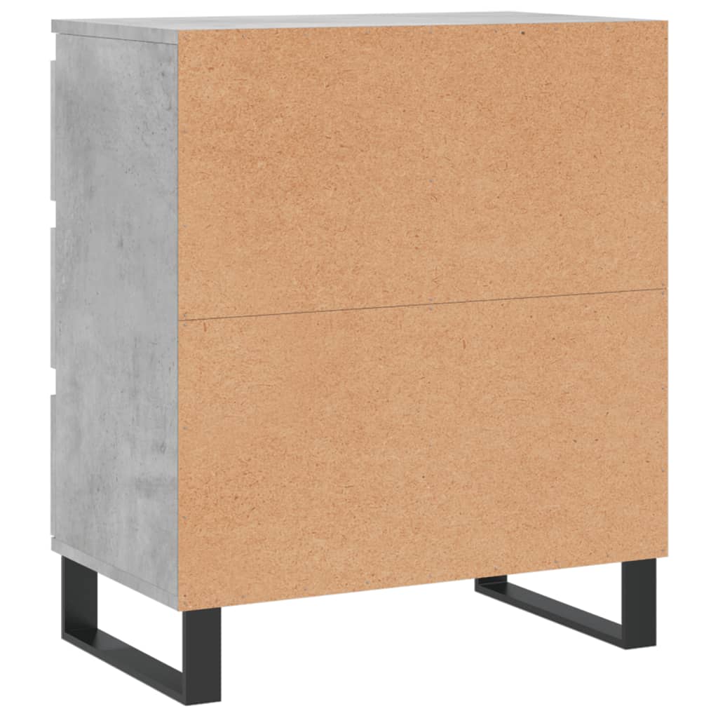 Concrete Grey Sideboard 60x35x70 cm Engineered Wood