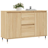 Buffet chêne sonoma 104x35x70 cm bois d'ingénierie