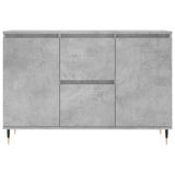 Buffet gris béton 104x35x70 cm bois d'ingénierie