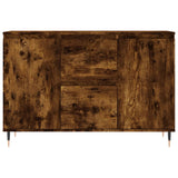 Buffet chêne fumé 104x35x70 cm bois d'ingénierie