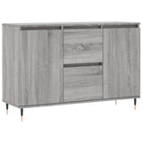 Sonoma graues Sideboard 104x35x70 cm, Holzwerkstoff