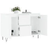 Buffet blanc 104x35x70 cm bois d'ingénierie