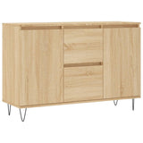 Buffet chêne sonoma 104x35x70 cm bois d'ingénierie