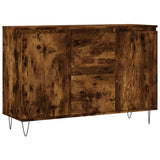 Smoked oak sideboard 104x35x70 cm engineered wood