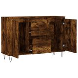 Smoked oak sideboard 104x35x70 cm engineered wood