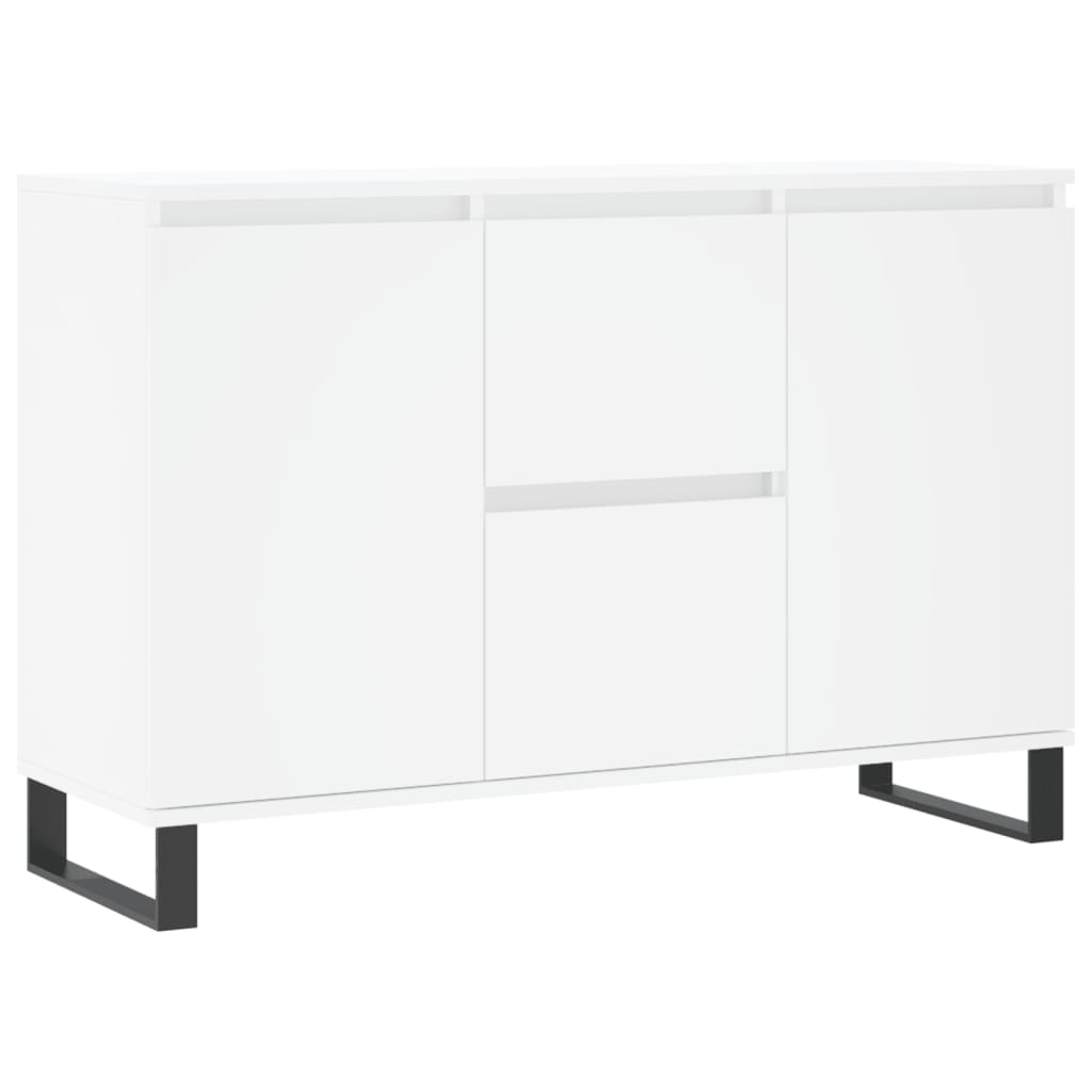 Buffet blanc 104x35x70 cm bois d'ingénierie