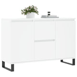 Buffet blanc 104x35x70 cm bois d'ingénierie