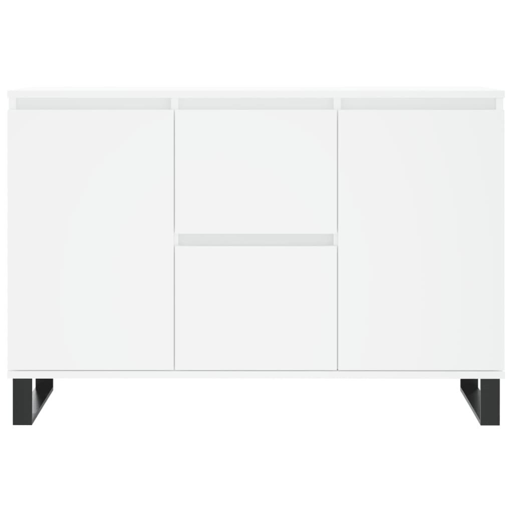 Buffet blanc 104x35x70 cm bois d'ingénierie