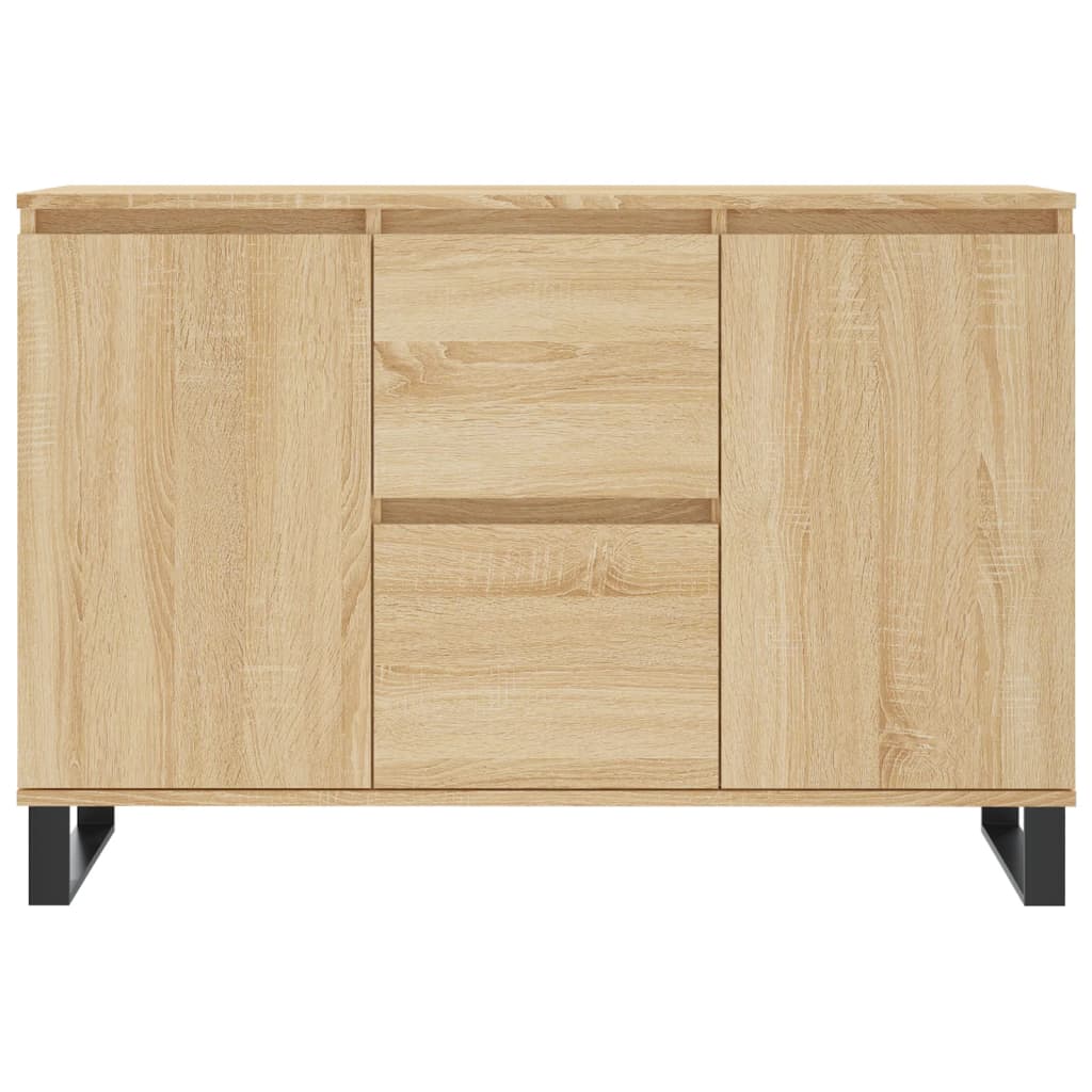 Buffet chêne sonoma 104x35x70 cm bois d'ingénierie