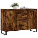 Buffet chêne fumé 104x35x70 cm bois d'ingénierie