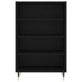 Black high sideboard 57x35x90 cm engineered wood