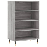 Buffet haut sonoma gris 57x35x90 cm bois d'ingénierie