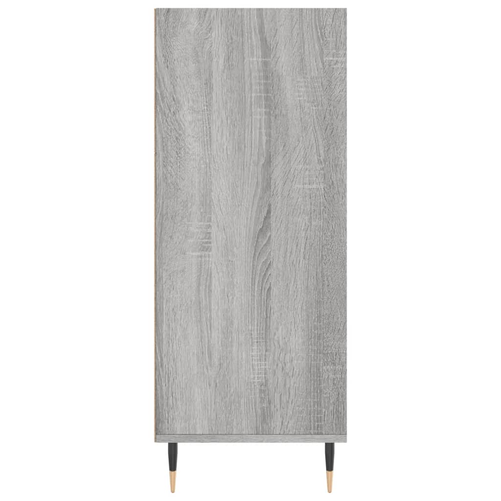 Buffet haut sonoma gris 57x35x90 cm bois d'ingénierie