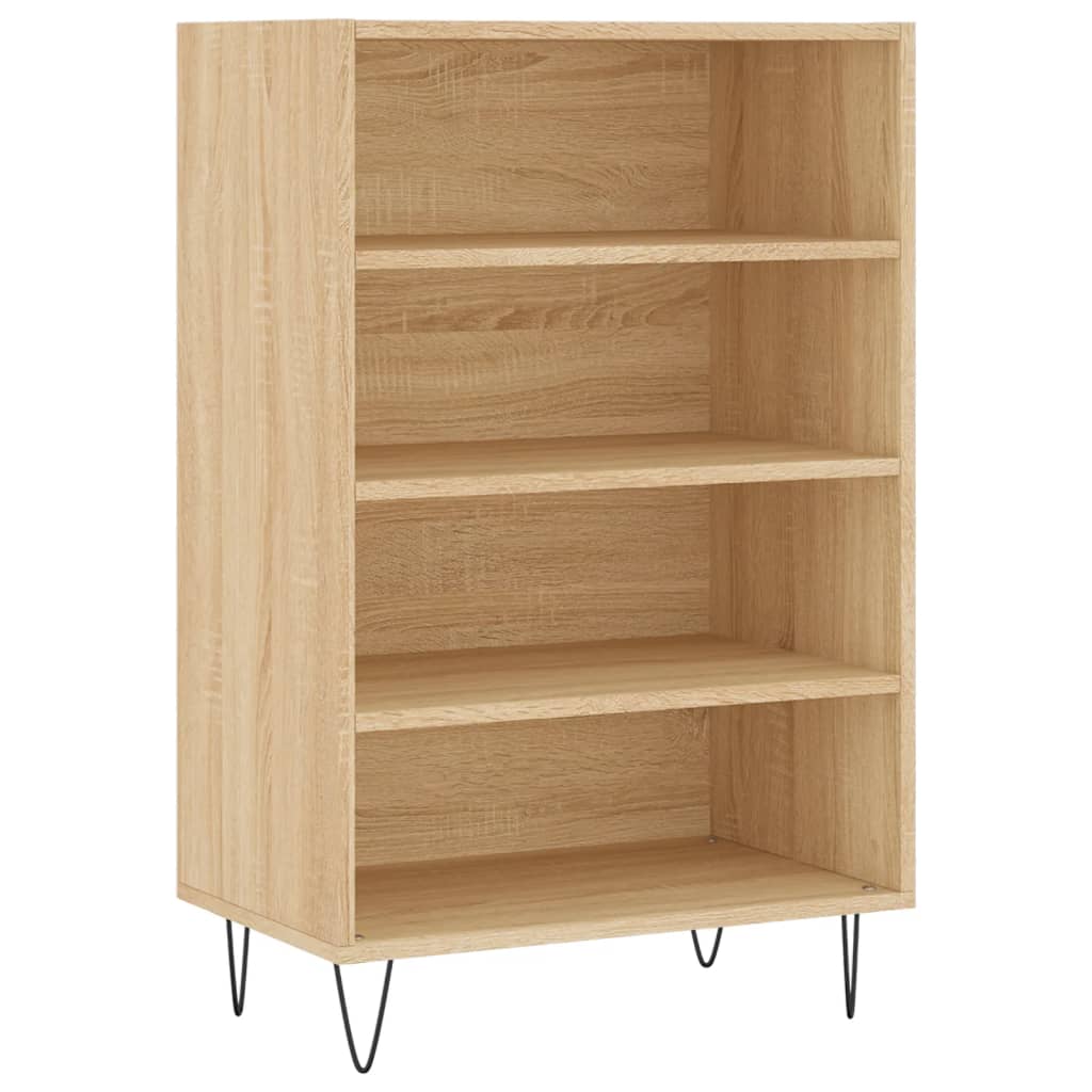 Hohes Sideboard aus Sonoma-Eiche, 57 x 35 x 90 cm, Holzwerkstoff