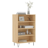 Hohes Sideboard aus Sonoma-Eiche, 57 x 35 x 90 cm, Holzwerkstoff