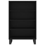 Black high sideboard 57x35x90 cm engineered wood