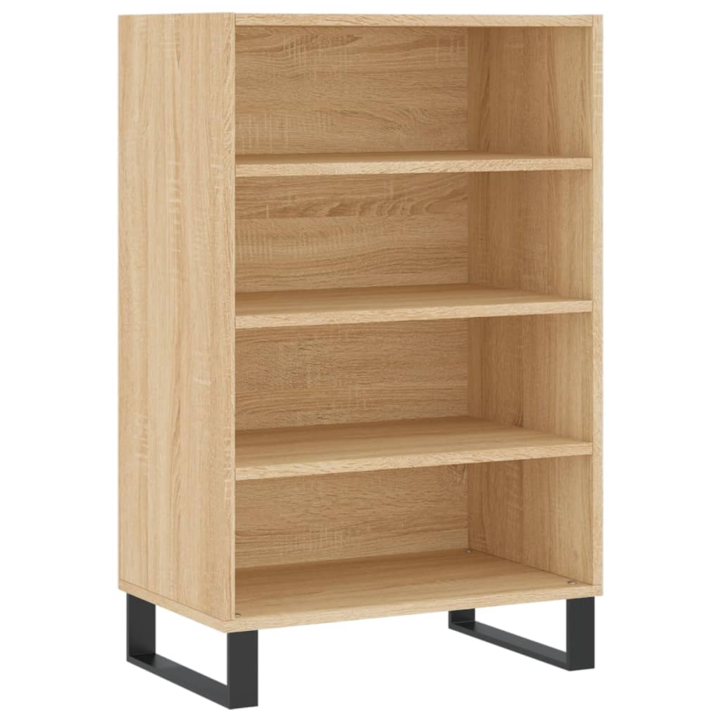 Buffet haut chêne sonoma 57x35x90 cm bois d'ingénierie