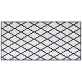 Tapis d'extérieur 100x200 cm design réversible