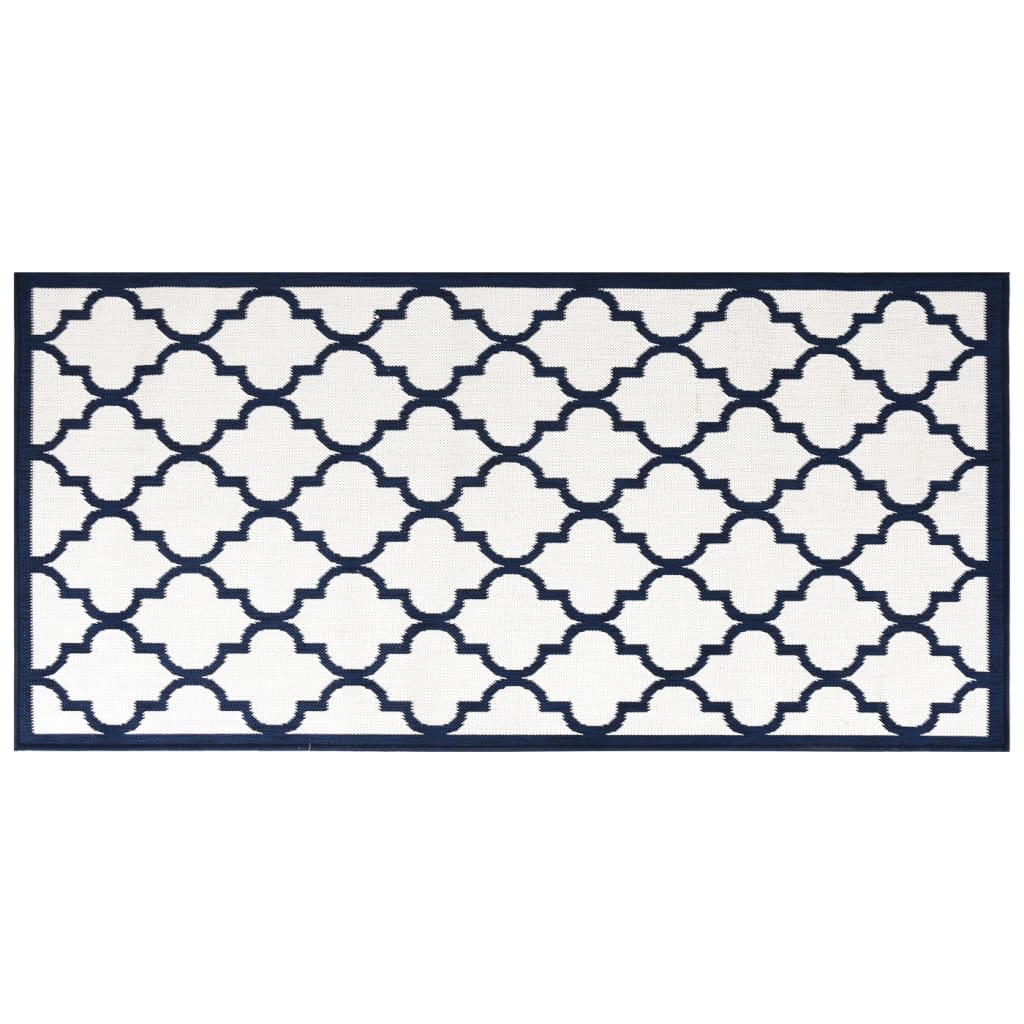 Tapis d'extérieur 80x150 cm design réversible