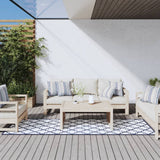 Outdoor-Teppich 80x250 cm, wendbares Design