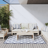 Outdoor-Teppich 100x200 cm, wendbares Design