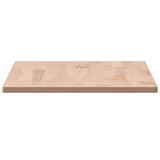 Table top 100x50x1.5cm rectangular solid beech wood