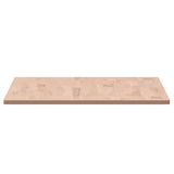 Table top 100x60x1.5cm rectangular solid beech wood