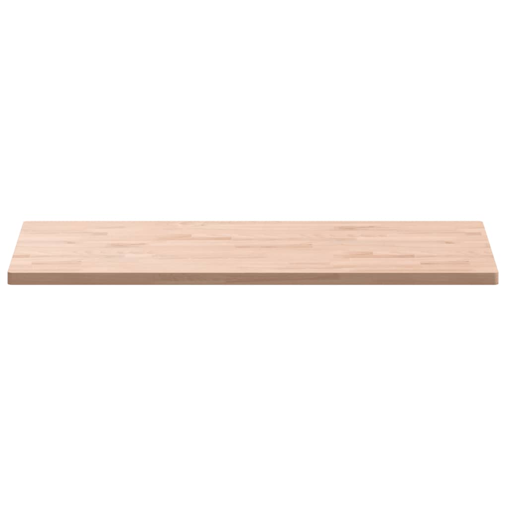 Table top 100x50x2.5cm rectangular solid beech wood