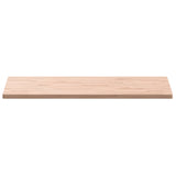 Table top 100x50x2.5cm rectangular solid beech wood