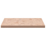 Table top 100x50x2.5cm rectangular solid beech wood