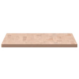 Table top 100x60x2.5cm rectangular solid beech wood