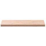 Table top 100x50x4 cm rectangular solid beech wood