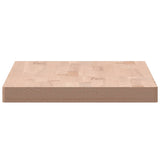 Table top 100x50x4 cm rectangular solid beech wood