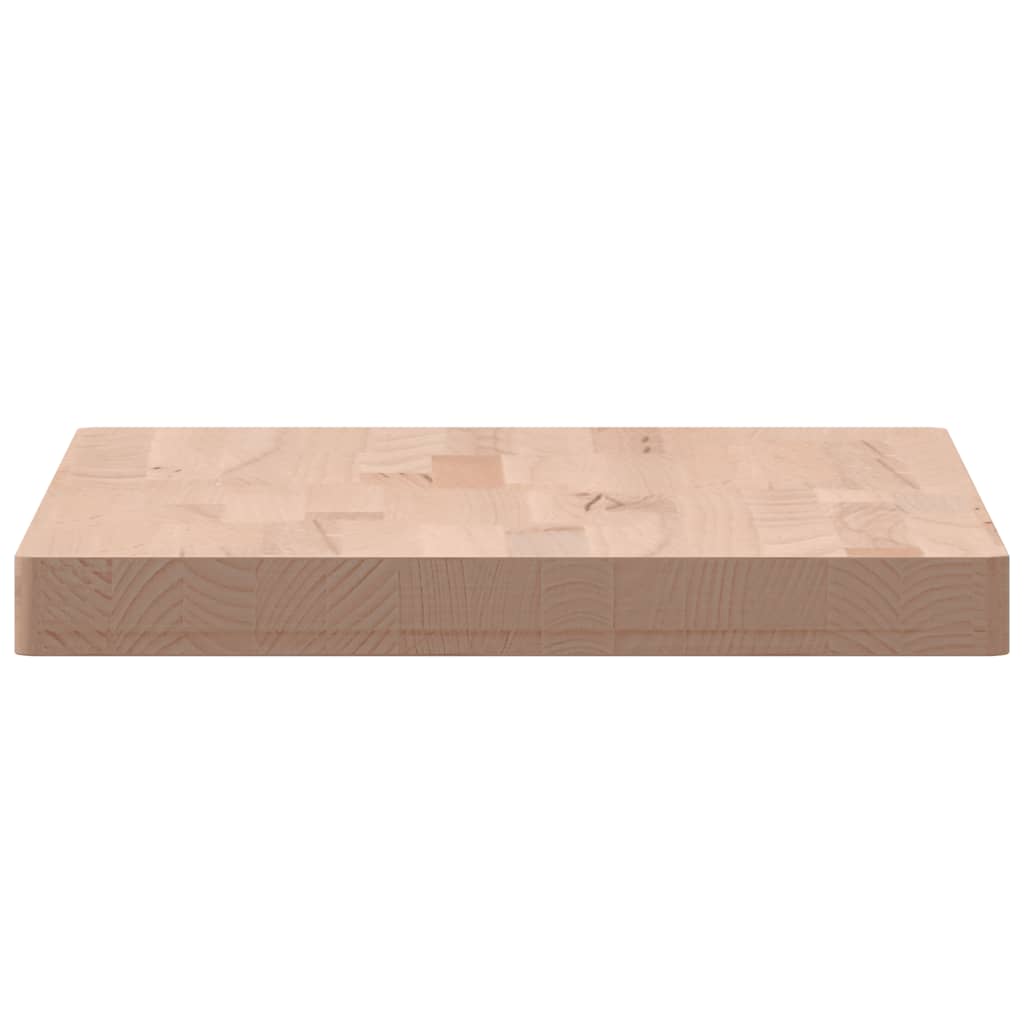 Table top 60x40x4 cm rectangular solid beech wood