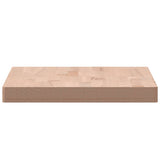 Table top 60x40x4 cm rectangular solid beech wood