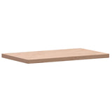 Table top 100x60x4 cm rectangular solid beech wood