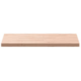 Table top 100x60x4 cm rectangular solid beech wood