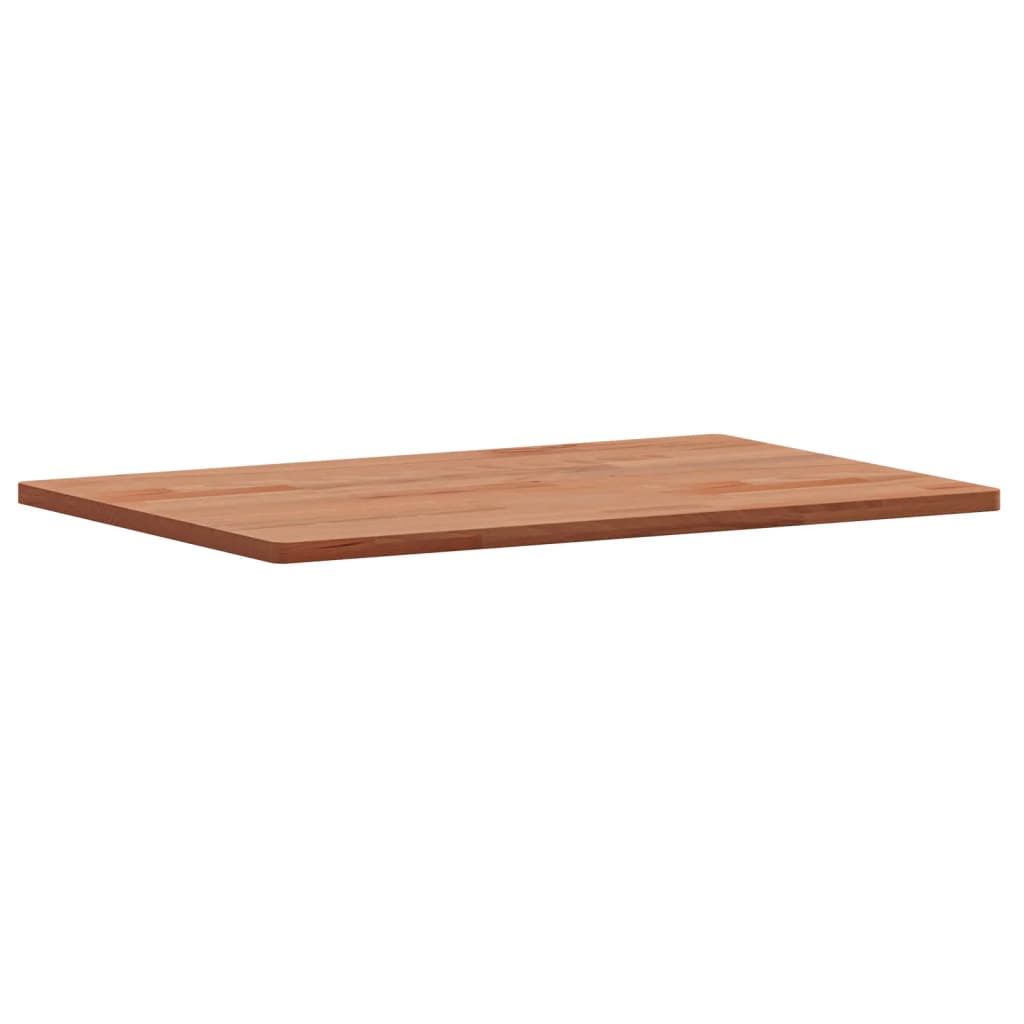 Table top 60x40x1.5 cm rectangular solid beech wood