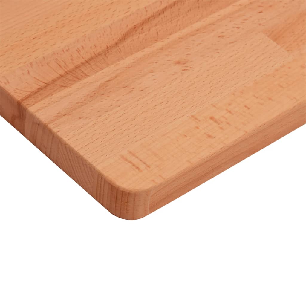 Table top 60x40x1.5 cm rectangular solid beech wood