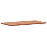 Table top 100x50x2.5cm rectangular solid beech wood