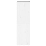 Garde-robe BODO blanc 99x53,5x173 cm bois massif de pin