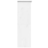 Garde-robe BODO blanc 146x53,5x173 cm bois massif de pin