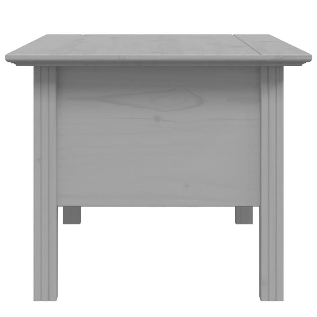 Table basse BODO gris 100x55x46 cm bois de pin massif