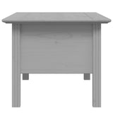 Table basse BODO gris 100x55x46 cm bois de pin massif