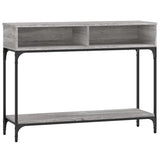 Console table sonoma gray 100x30.5x75 cm engineered wood