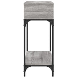 Console table sonoma gray 100x30.5x75 cm engineered wood